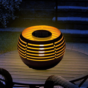 MAYSAK Solar Lantern with Amber Twinkling Glow